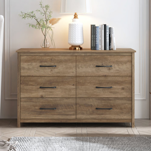 Wade Logan® Allysyn 6 Drawer Dresser & Reviews | Wayfair
